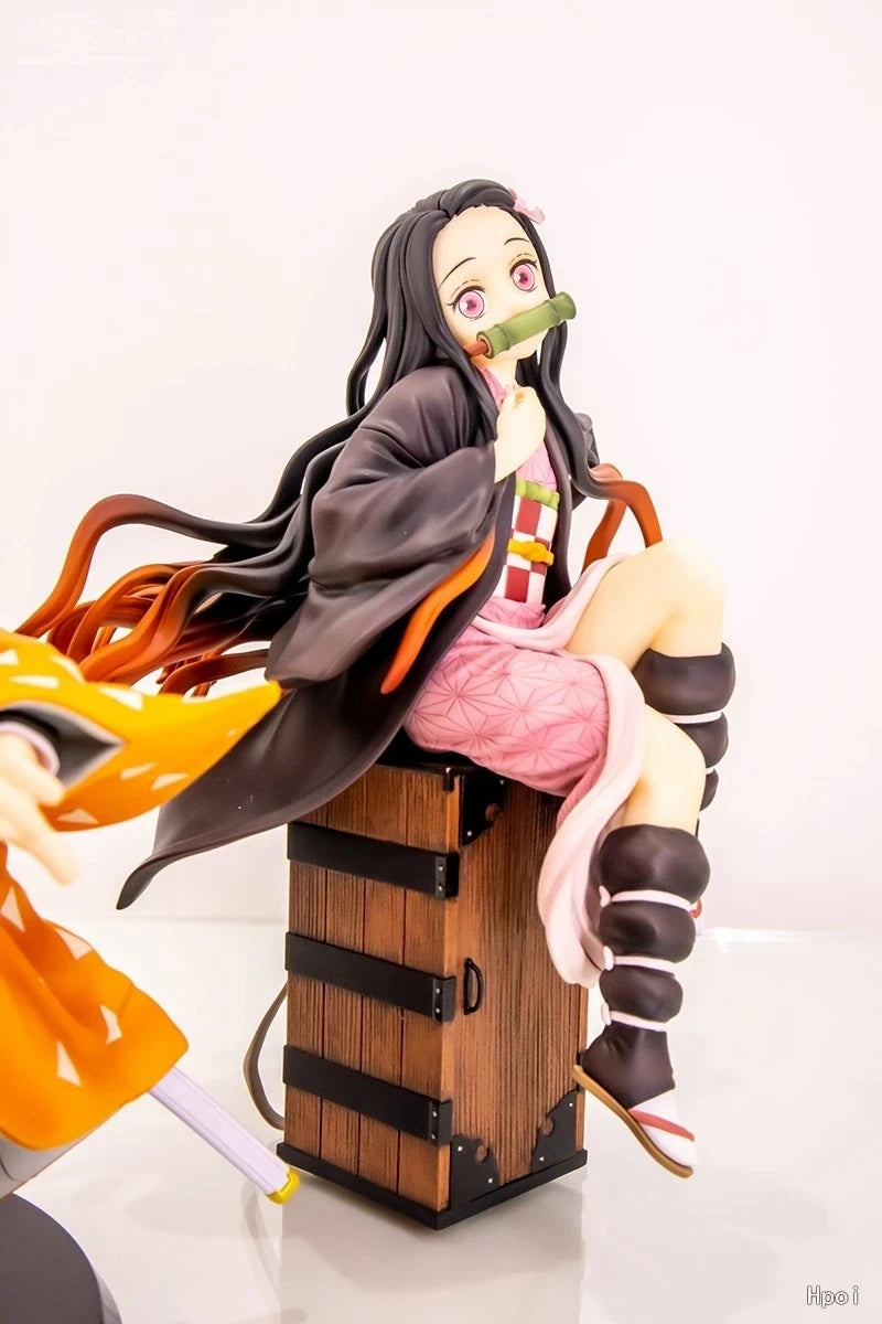 15CM Demon Slayer Kamado Nezuko Sitting Model Action Figure