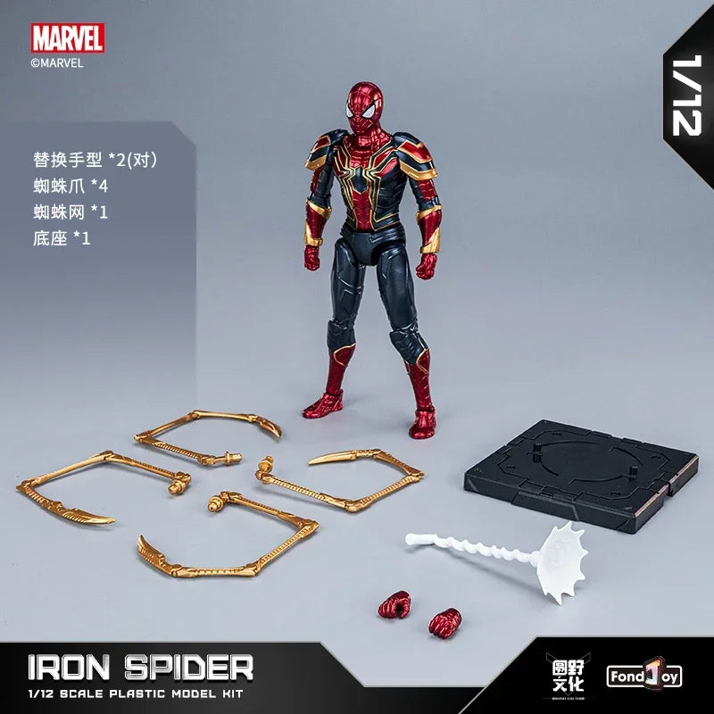 15cm Avengers Iron Man Mark50 Iron Spider man Thanos Hulk Captain America Action Figure