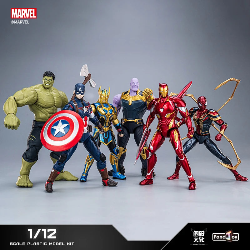 15cm Avengers Iron Man Mark50 Iron Spider man Thanos Hulk Captain America Action Figure