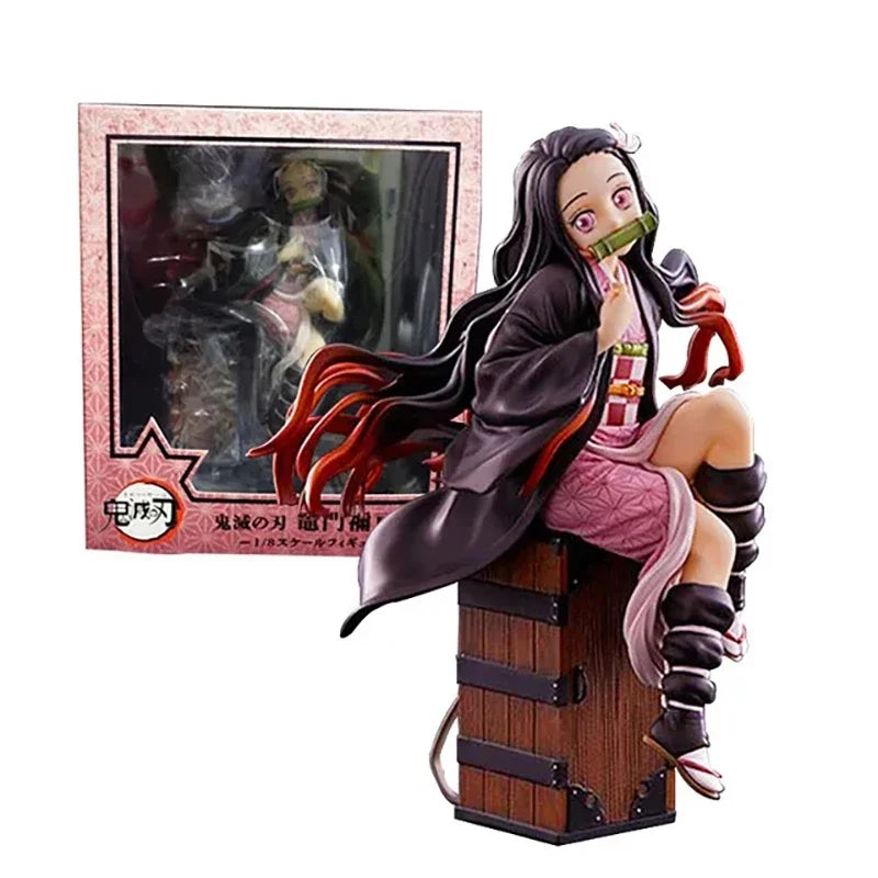 15CM Demon Slayer Kamado Nezuko Sitting Model Action Figure