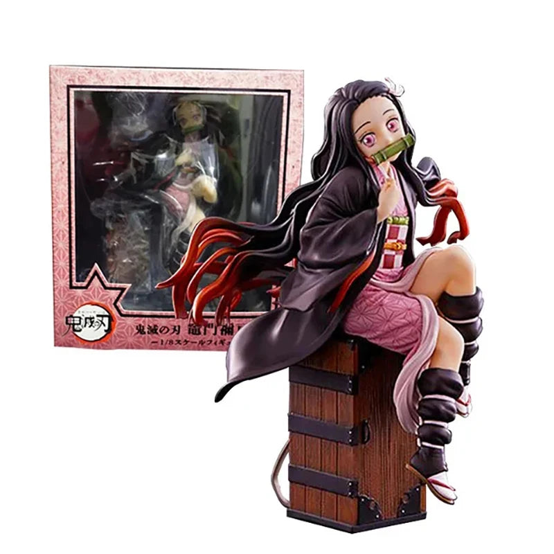 15CM Demon Slayer Kamado Nezuko Sitting Model Action Figure