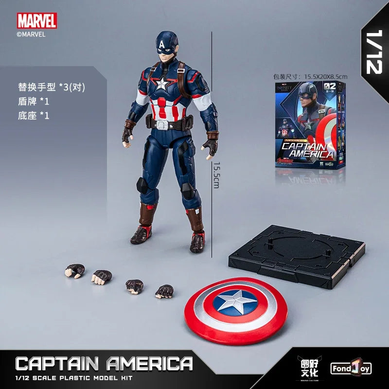 15cm Avengers Iron Man Mark50 Iron Spider man Thanos Hulk Captain America Action Figure