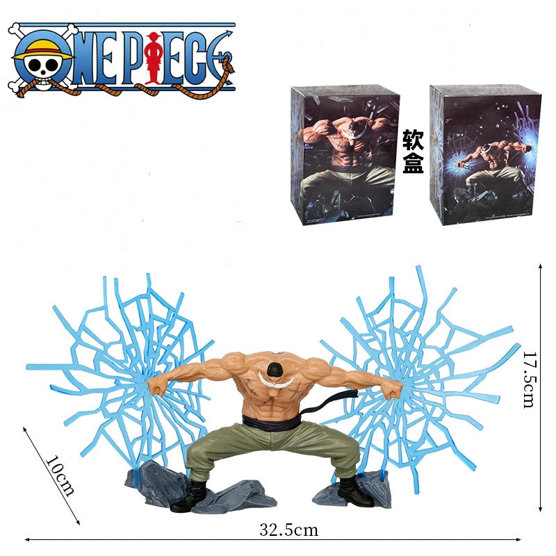One Piece Edward Newgate Action Figure in Action