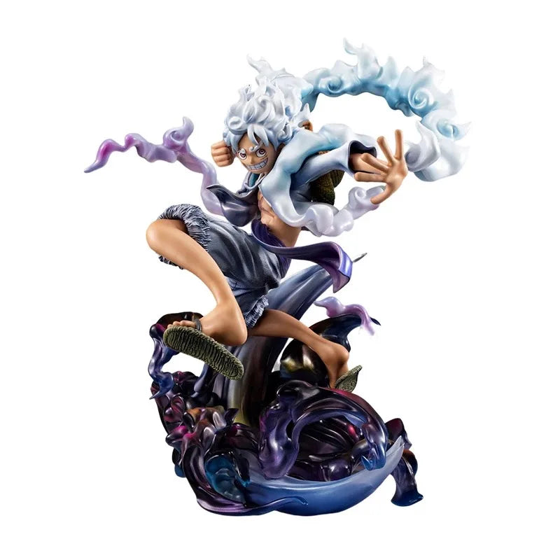 23cm Anime One Piece Figure Gear 5 Luffy Action Figure Sun God Nika Statue