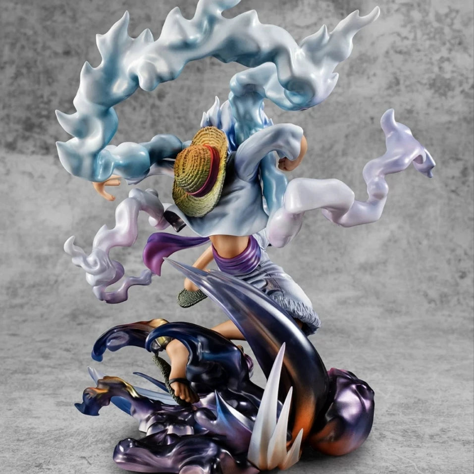 23cm Anime One Piece Figure Gear 5 Luffy Action Figure Sun God Nika Statue
