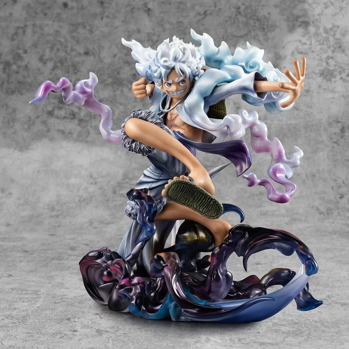23cm Anime One Piece Figure Gear 5 Luffy Action Figure Sun God Nika Statue