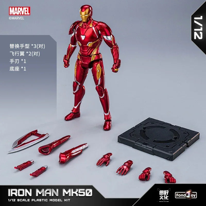 15cm Avengers Iron Man Mark50 Iron Spider man Thanos Hulk Captain America Action Figure